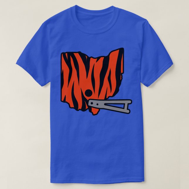 Cincinnati Ohio Retro Helmet White T-Shirt (Design Front)