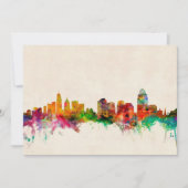 Cincinnati Ohio Skyline Cityscape (Front)