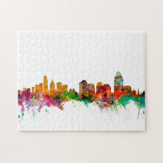 Cincinnati Ohio Skyline Jigsaw Puzzle