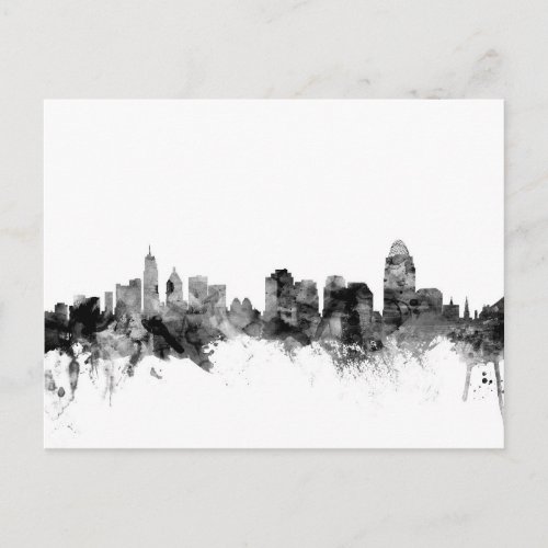 Cincinnati Ohio Skyline Postcard