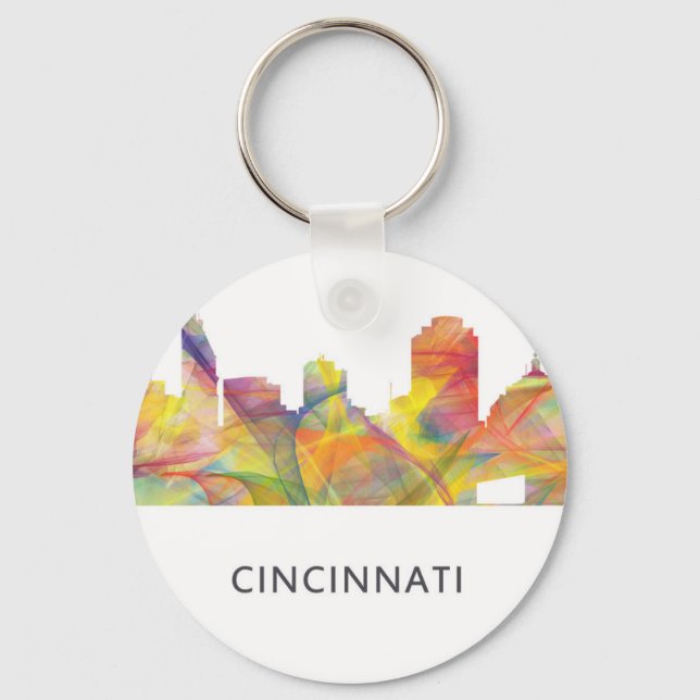 CINCINNATI OHIO SKYLINE WB1 - KEYCHAIN (Front)