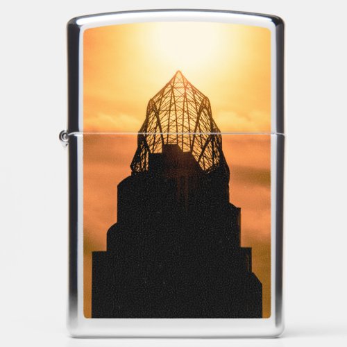 Cincinnati Ohio Sunset  The Tower _ Zippo Lighter