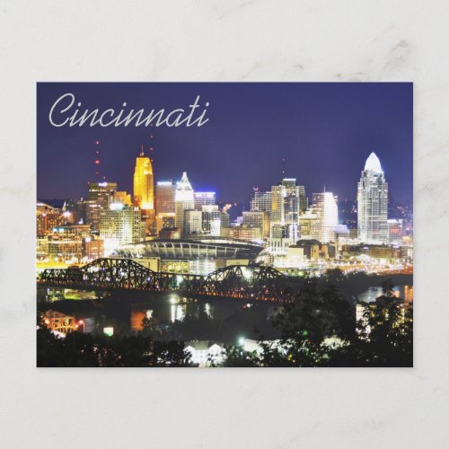 Cincinnati Ohio the Queen City Postcard