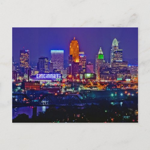 Cincinnati Ohio The Queen City Postcard