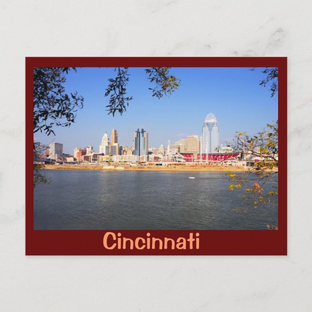 Cincinnati, Ohio, the Queen City Postcard (Front)