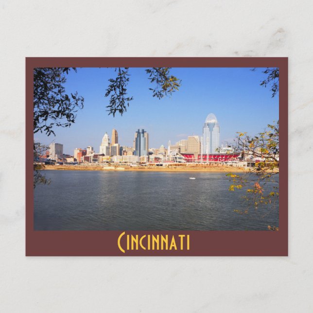 Cincinnati, Ohio, the Queen City Postcard (Front)
