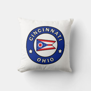 Cincinnati Ohio Throw Pillow