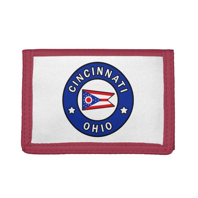 Cincinnati Ohio Trifold Wallet (Front)