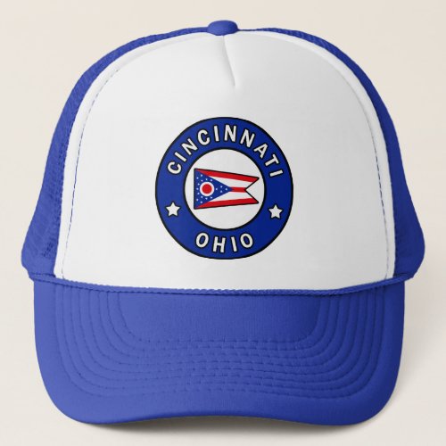 Cincinnati Ohio Trucker Hat