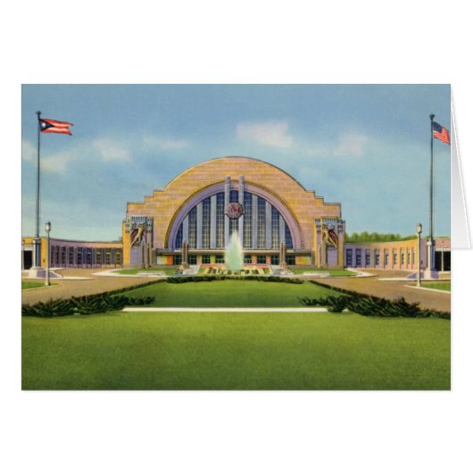 Cincinnati Ohio Union Terminal Cards (Front Horizontal)