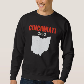 CINCINNATI Ohio USA State America Travel Ohioan Sweatshirt