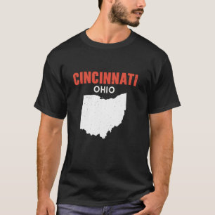 CINCINNATI Ohio USA State America Travel Ohioan T-Shirt