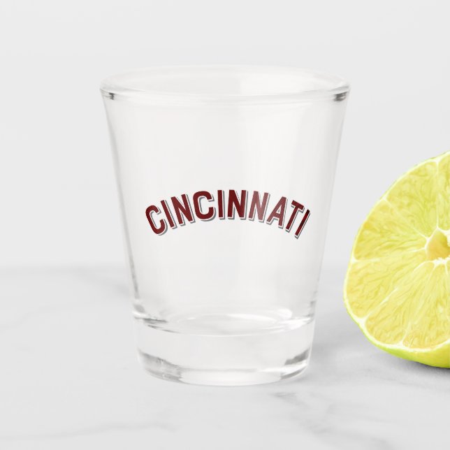 Cincinnati, Ohio Vintage Arch Shot Glass (Front)