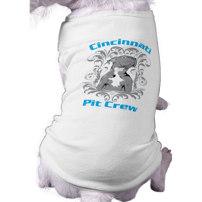 Cincinnati Pit Crew   Doggie T Shirt