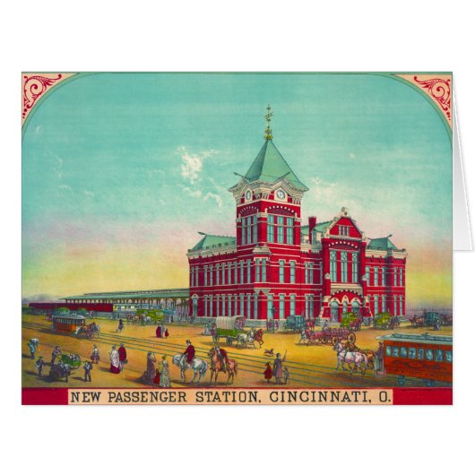 Cincinnati Railroad Station 1881 (Front Horizontal)