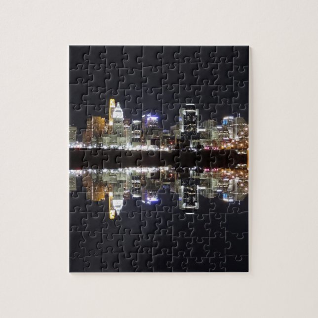 Cincinnati Reflection Jigsaw Puzzle (Vertical)