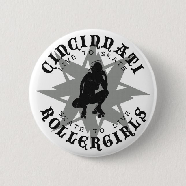 Cincinnati Rollergirls Button (Front)