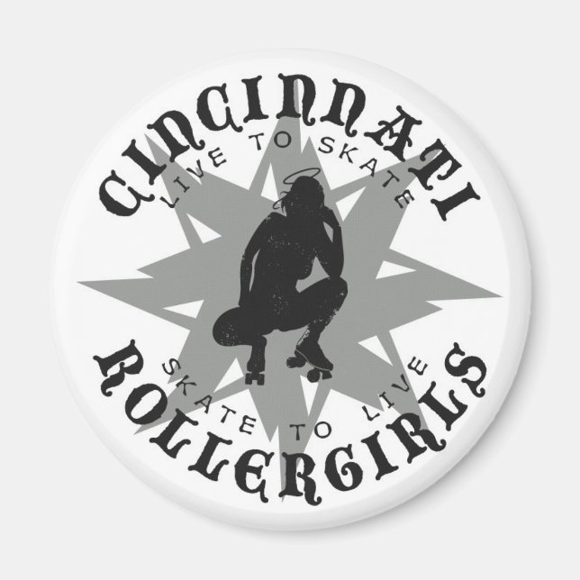 Cincinnati Rollergirls Magnet (Front)