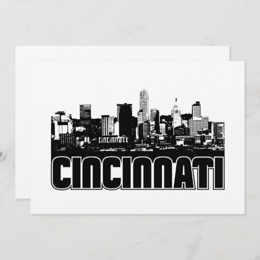 Cincinnati Skyline (Front/Back)