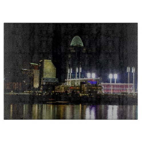 Cincinnati Skyline Cutting Board