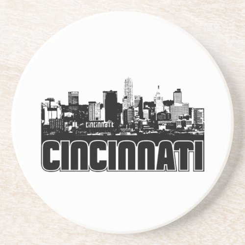 Cincinnati Skyline Drink Coaster