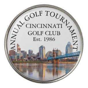 Cincinnati Skyline Golf Club Tournament Custom Ball Marker
