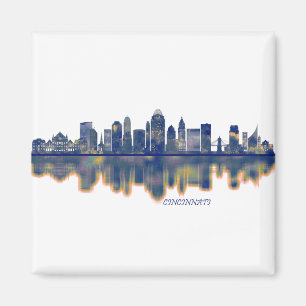 Cincinnati Skyline Magnet