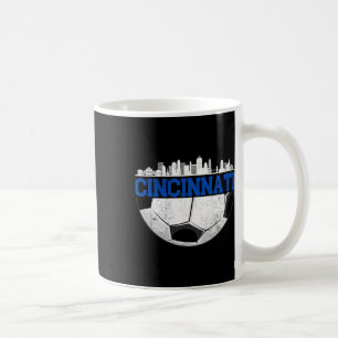 Cincinnati Soccer Distressed Cincy nati  Coffee Mug