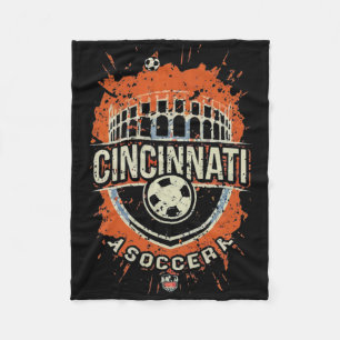 Cincinnati Soccer Fleece Blanket