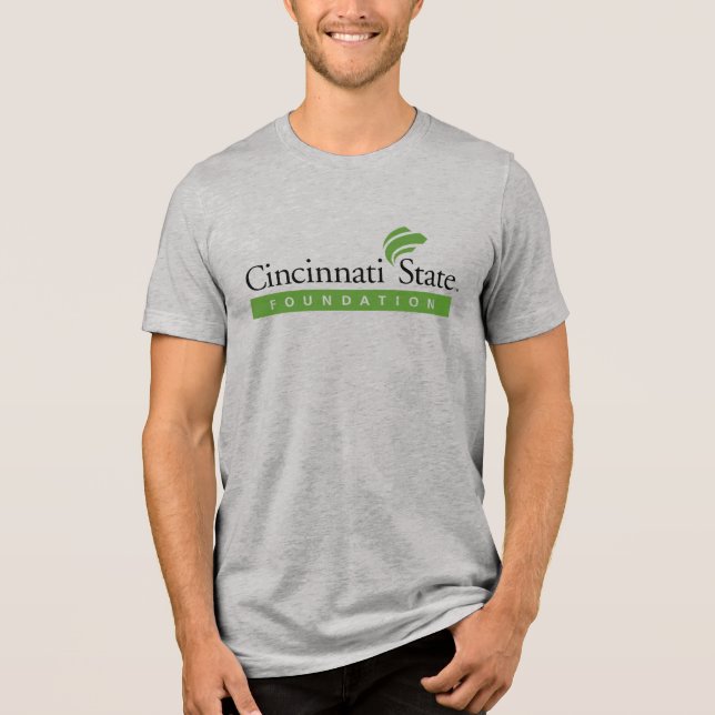 Cincinnati State Foundation Tri-Blend Shirt (Front)