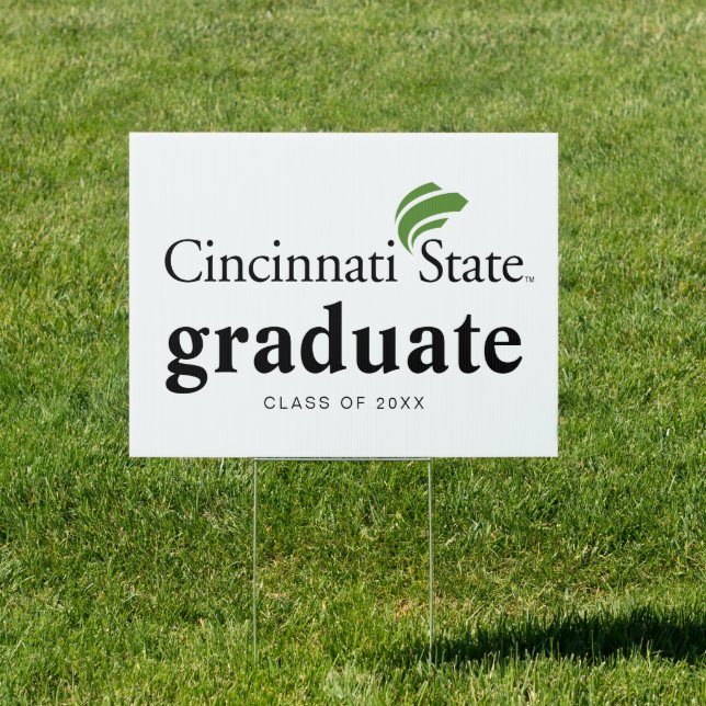 Cincinnati State Graduation Sign (Insitu)