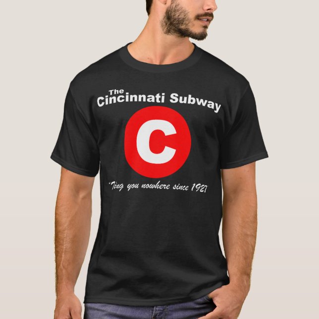 Cincinnati Subway T-Shirt (Black) (Front)