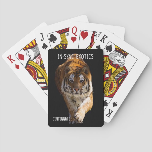 Cincinnati Tiger - Poker Cards (Back)