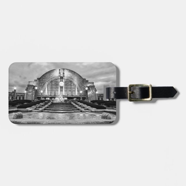 Cincinnati Union Terminal Luggage Tag (Front Horizontal)