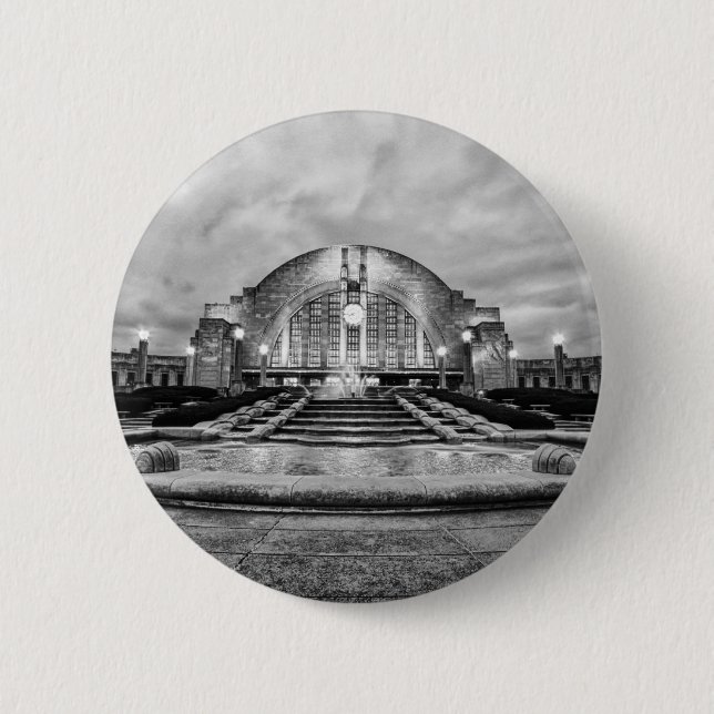 Cincinnati Union Terminal Pinback Button (Front)