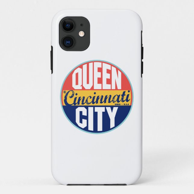 Cincinnati Vintage Label Case-Mate iPhone Case (Back)