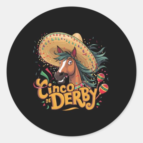Cinco De Der Mexican Cinco De Mayo  Classic Round Sticker