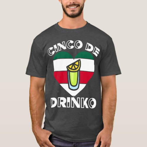 Cinco De Drinko  Women Bartender De Mayo Tequila L T_Shirt