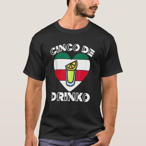 Cinco De Drinko  Women Bartender De Mayo Tequila T_Shirt