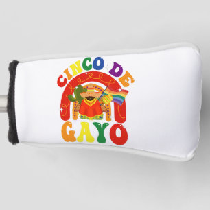 Cinco De Gayo Funny Cinco De Mayo LGBTQ Pride Gift Golf Head Cover