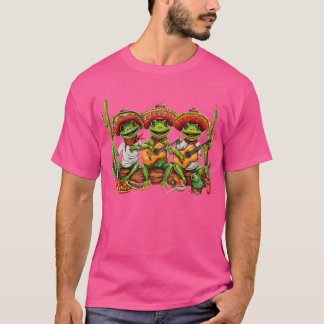 Cinco De Marcho Frog Funny Fiesta Frog T-Shirt