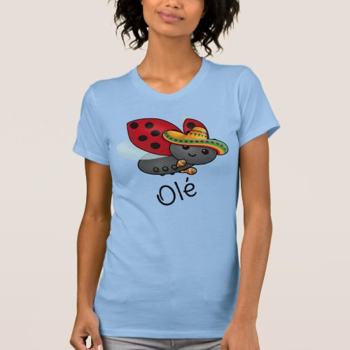 Cinco de May Ladybug T_Shirt