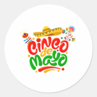 CINCO DE MAYO 2023 CLASSIC ROUND STICKER