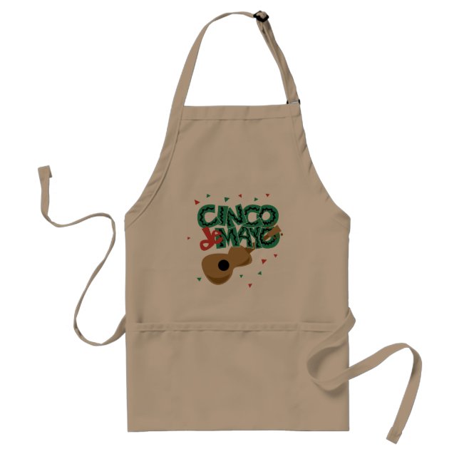 Cinco de Mayo Adult Apron (Front)