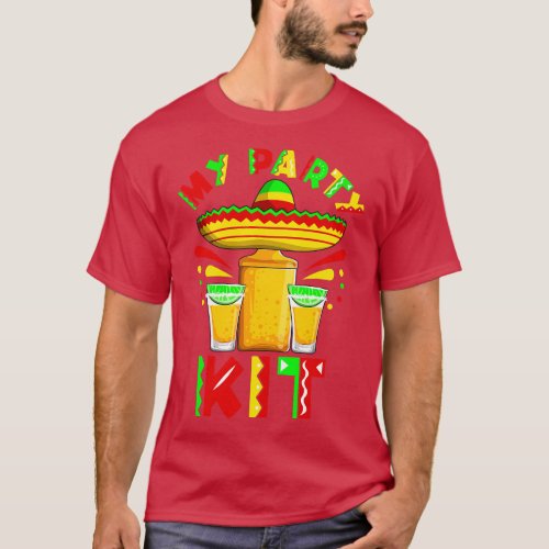 Cinco De Mayo Aesthetic Funny My Party Kit Design  T_Shirt