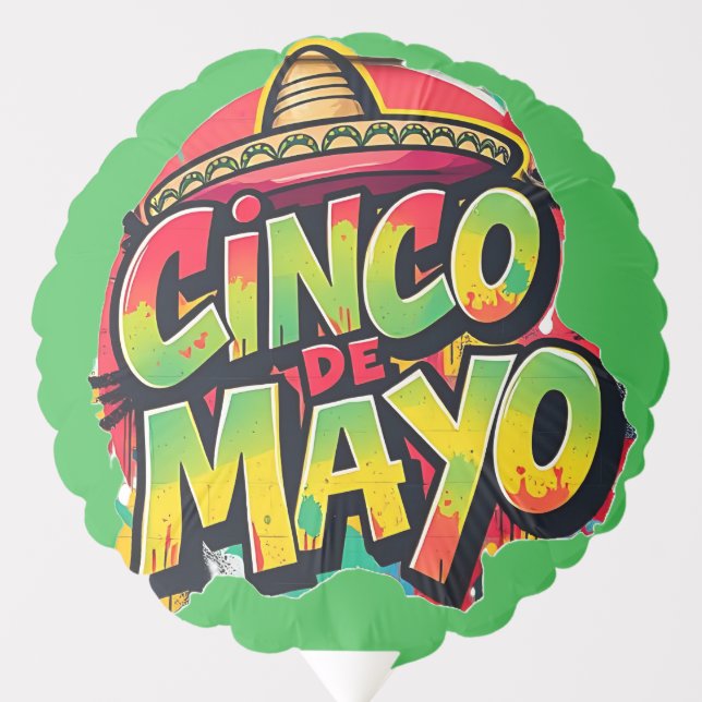 Cinco De Mayo Balloon (Front)