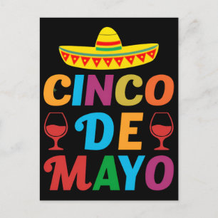 cinco-de-mayo-be-mexican-celebration-t-shirt-desig postcard