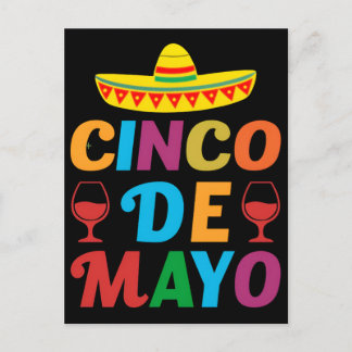 cinco-de-mayo-be-mexican-celebration-t-shirt-desig postcard