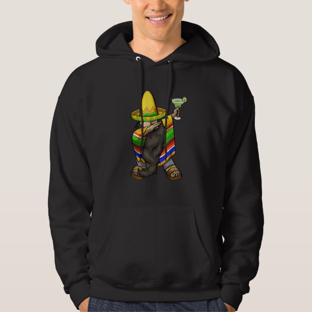 Cinco De Mayo Beer   Mexican Celebration Men Hoodie (Front)