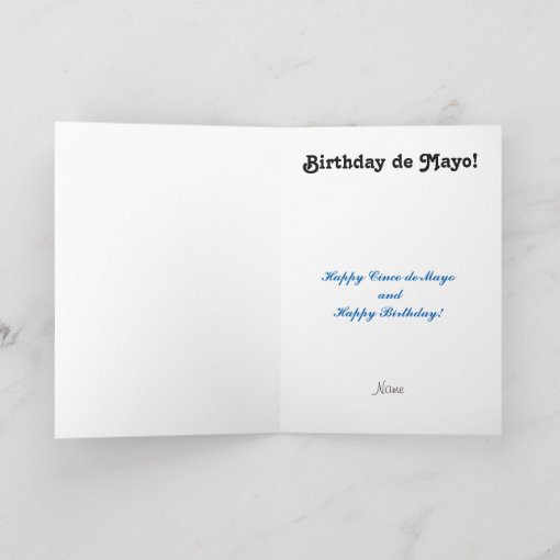 Cinco de Mayo Birthday Card | Zazzle